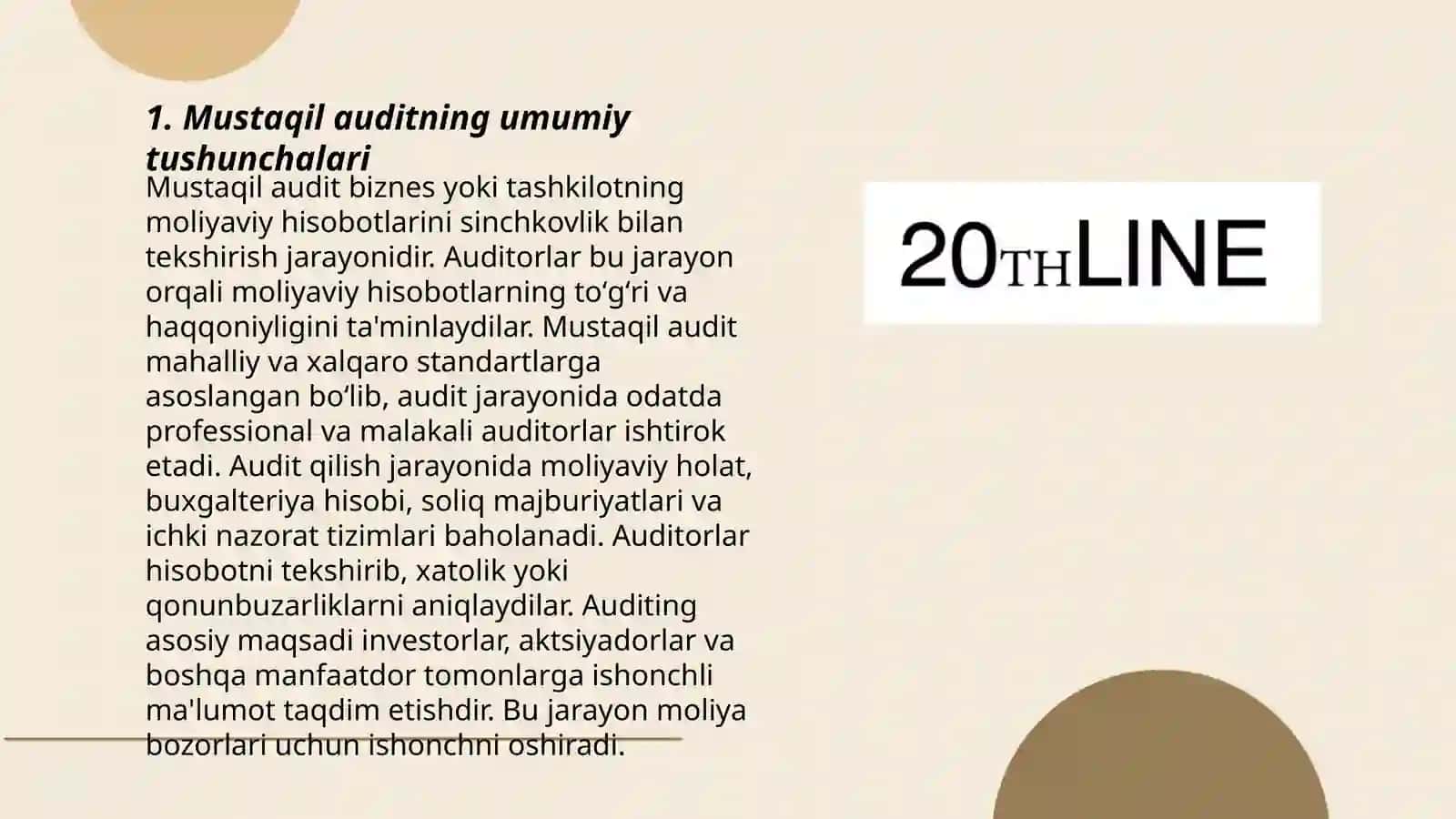 Audit faoliyatining maqsadlari 3