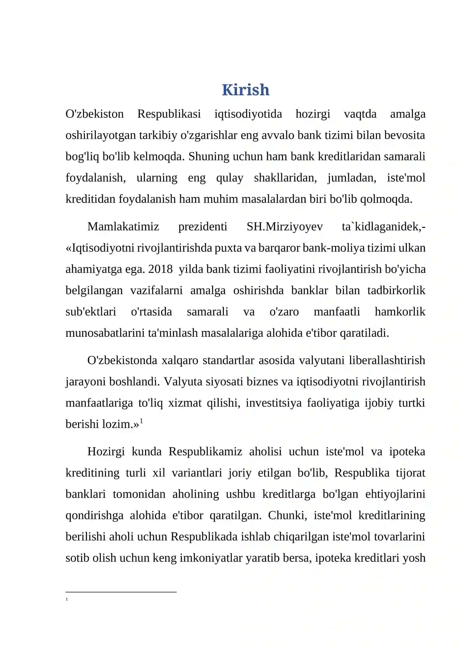 amaliyoti bo’yicha HISOBOT 3