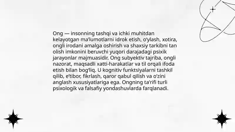 Ong va ong osti kontsepsiyalari 3