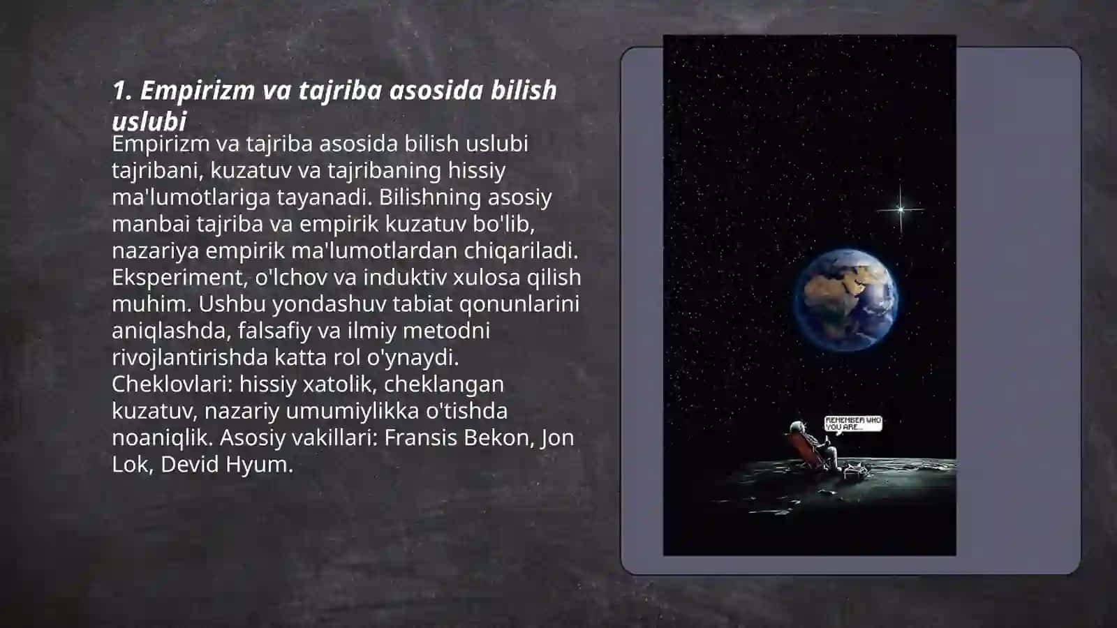 Olamni falsafiy bilish uslublari 3