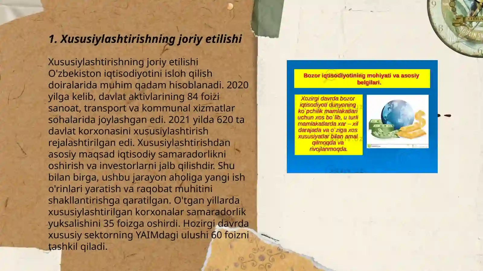 Xususiylashtirishning joriy etilishi 3
