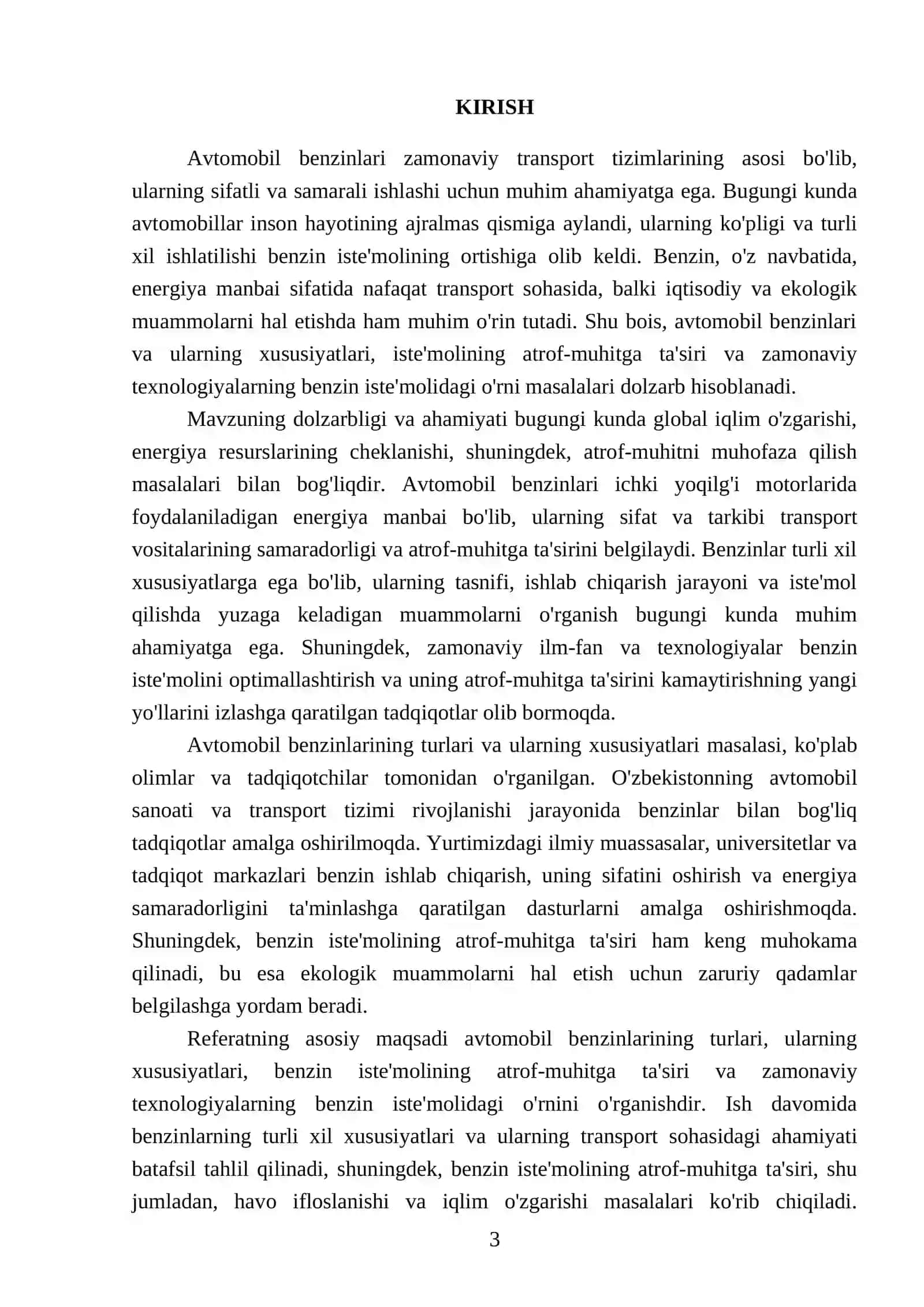 Avtomobil benzinlari 3