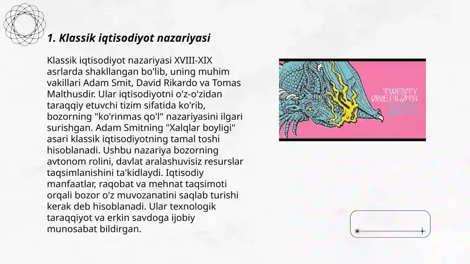 Klassik iqtisodiyot nazariyasi 3