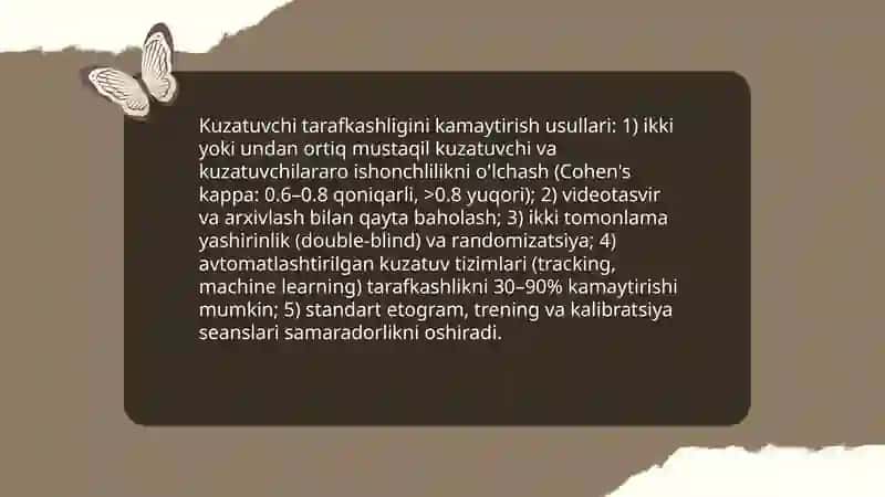 Hayvonlarning xatti harakatlarini obʼektiv oʻrganish imkoniyatini tahlil qilish 3