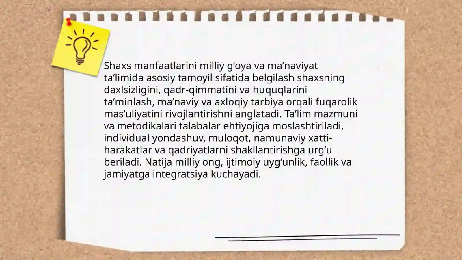 Milliy gʻoya va maʼnaviyat taʼlimida shaxs manfaatlari ustuvorligi 3