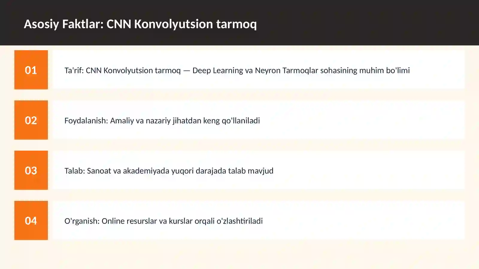 AI | DEEP LEARNING VA NEYRON TARMOQLAR 3