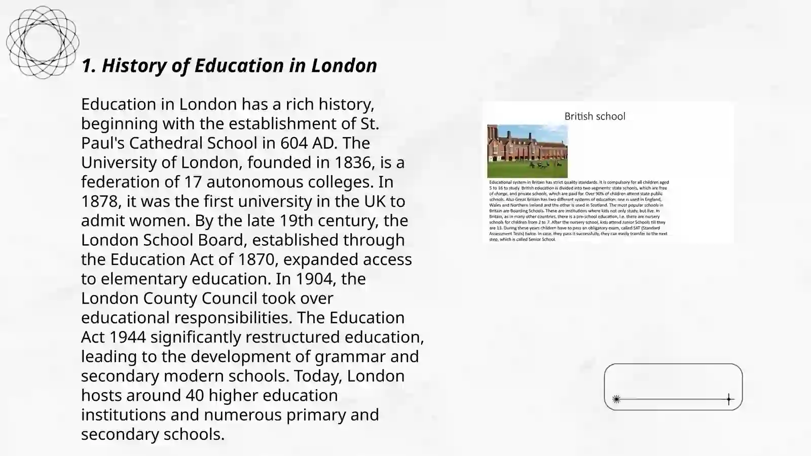 London and its education systems 3
