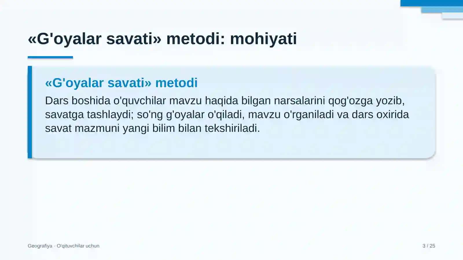 geografiya darslarida g'oyalar savati metodidan foydalanish 9416 3