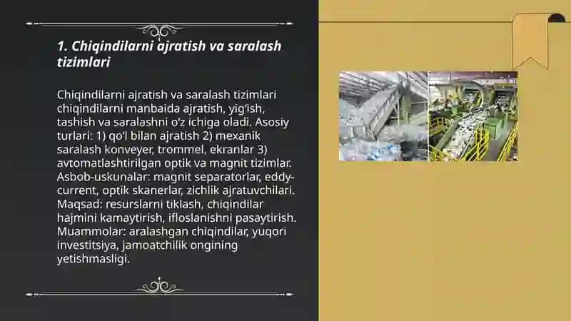 Chiqindilarni qayta ishlash 3