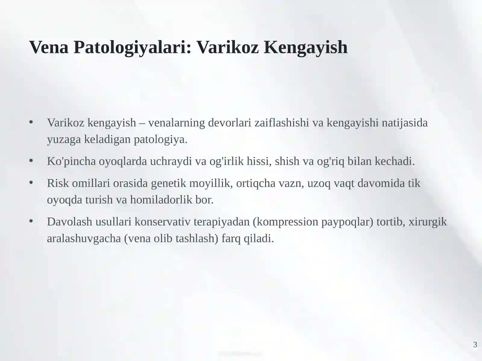 Vena va Limfa Tomirlari Patologiyalari: Diagnostika va Davolash 3