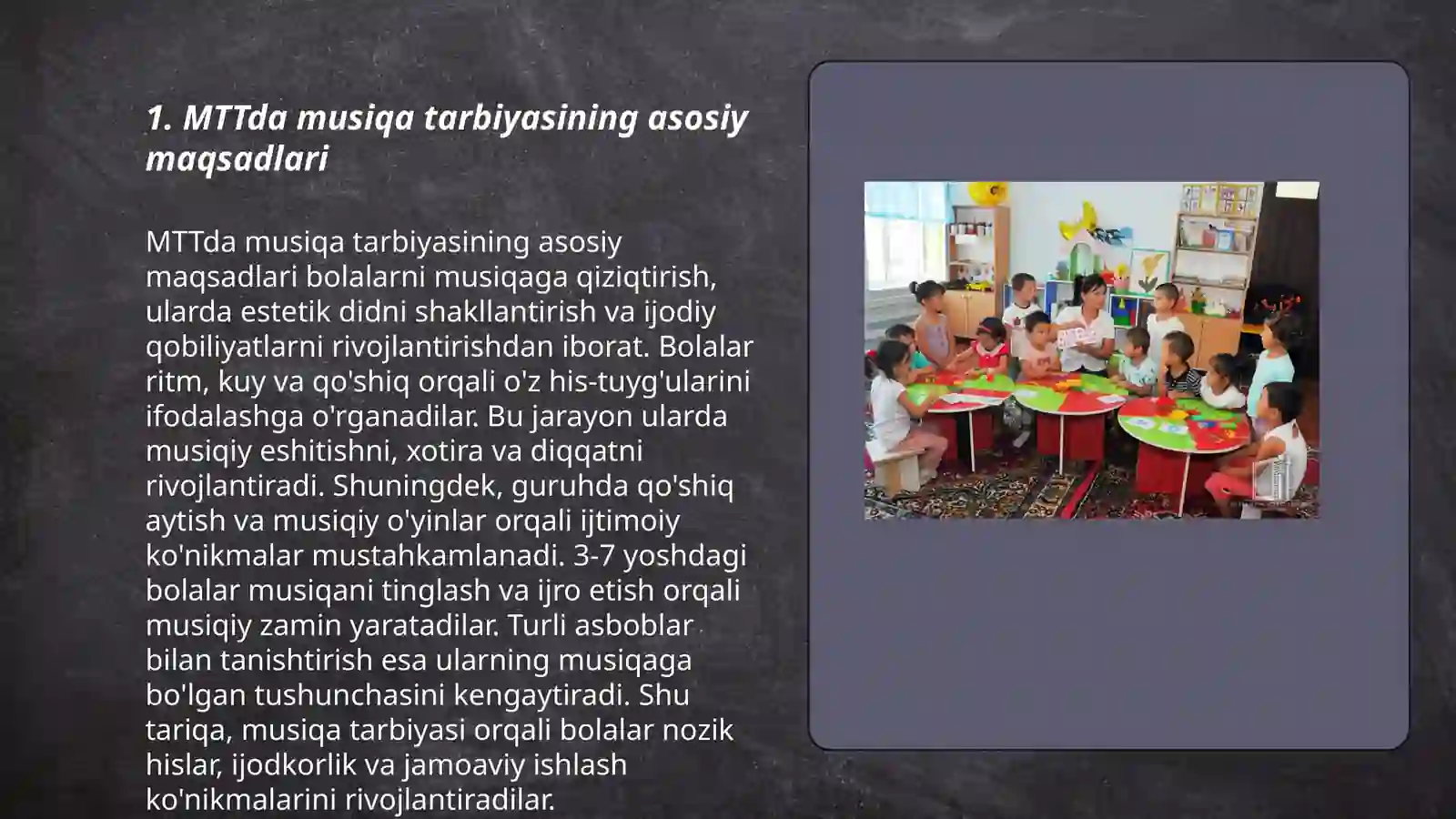 MTTda musiqa tarbiyasining maqsad va vazifalari ahamiyati 3