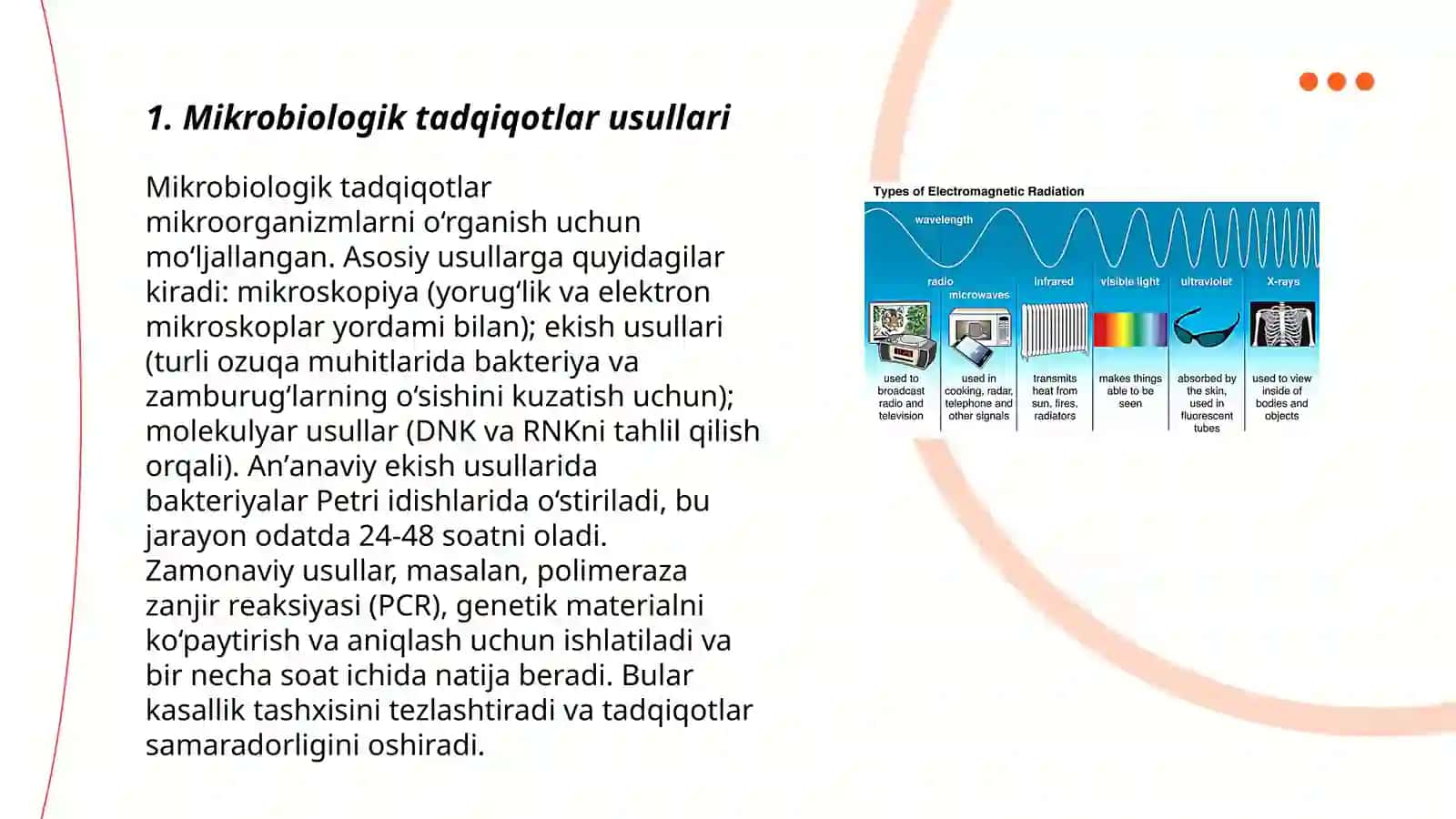 Gigiyenada qo'llaniladigan tekshirish usullari 3