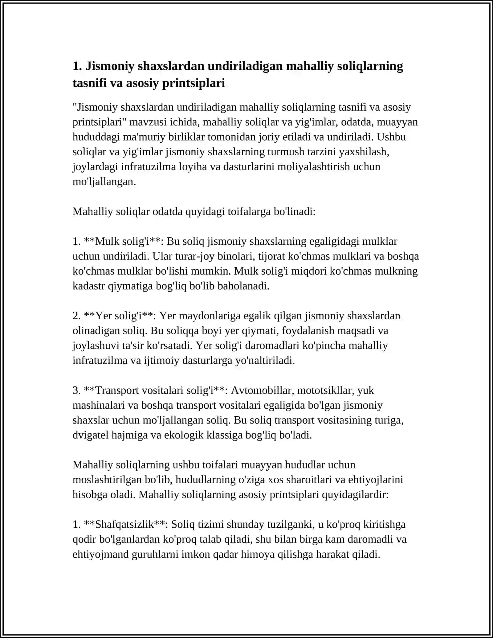 Jismoniy shaxslardan undiriladigan mahalliy soliqlar va yig‘imlar 3