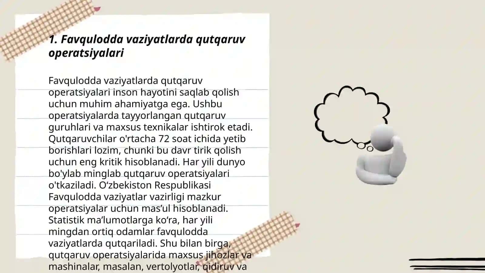 Favqulodda vaziyatlarda qutqaruv operatsiyalari 3