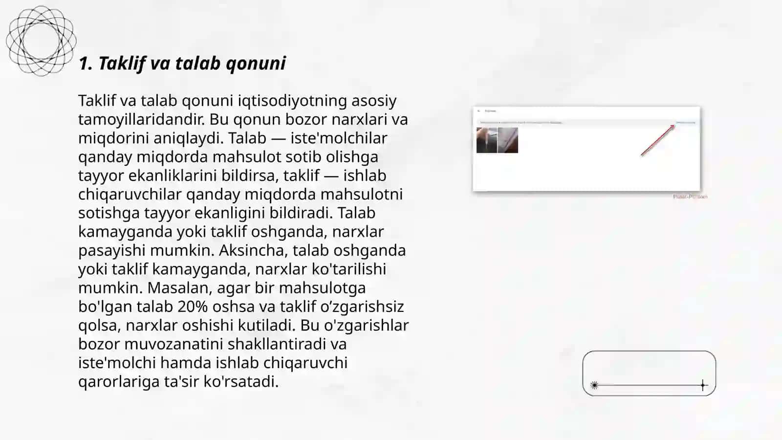 Taklif va talab qonuni 3