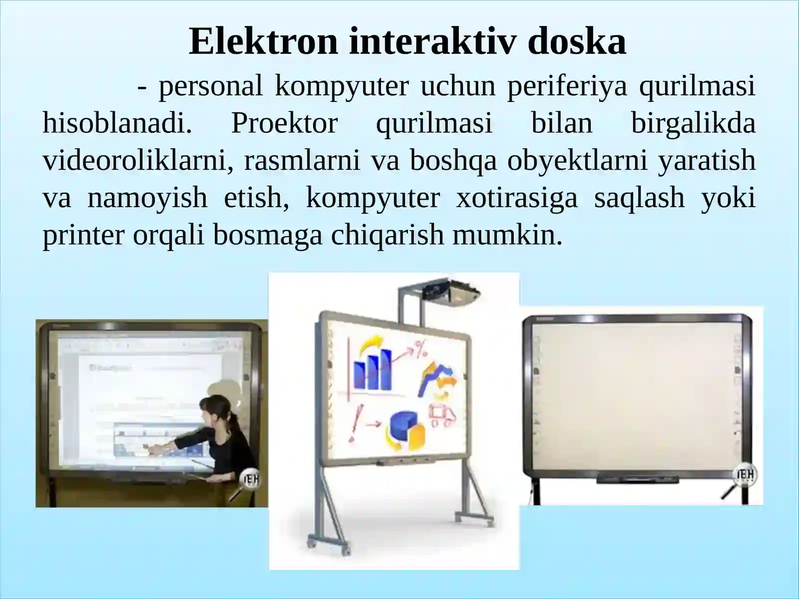 Elektron interaktiv doska 3