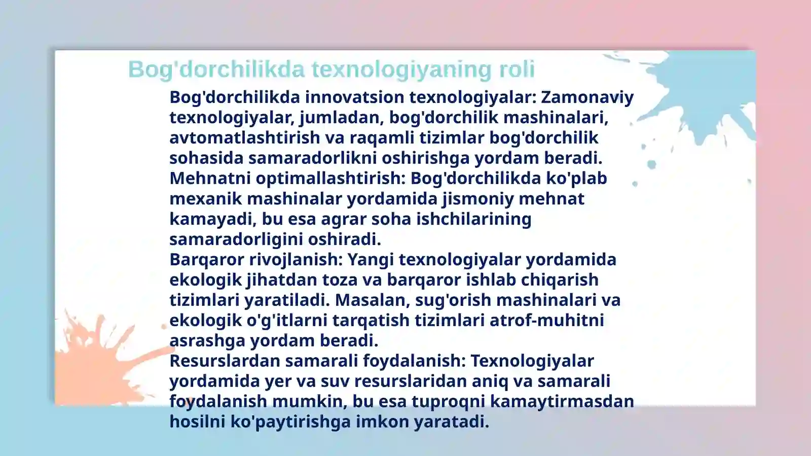 Bog'dorchilik mashinalari 3