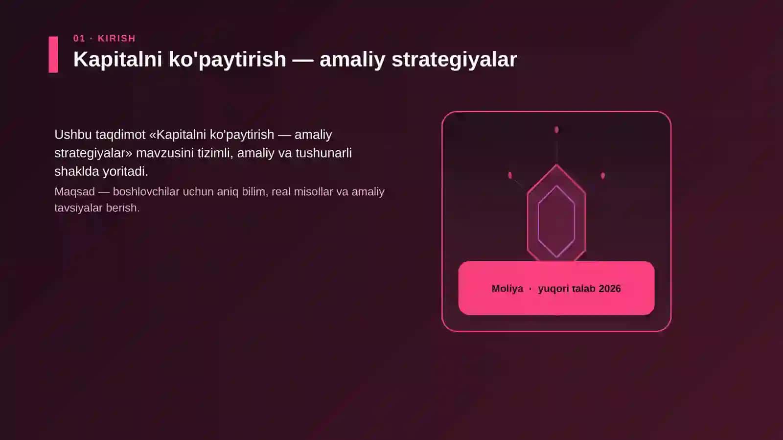 Kapitalni ko'paytirish — amaliy strategiyalar 3