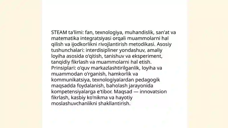 STEAM ta'lim 3
