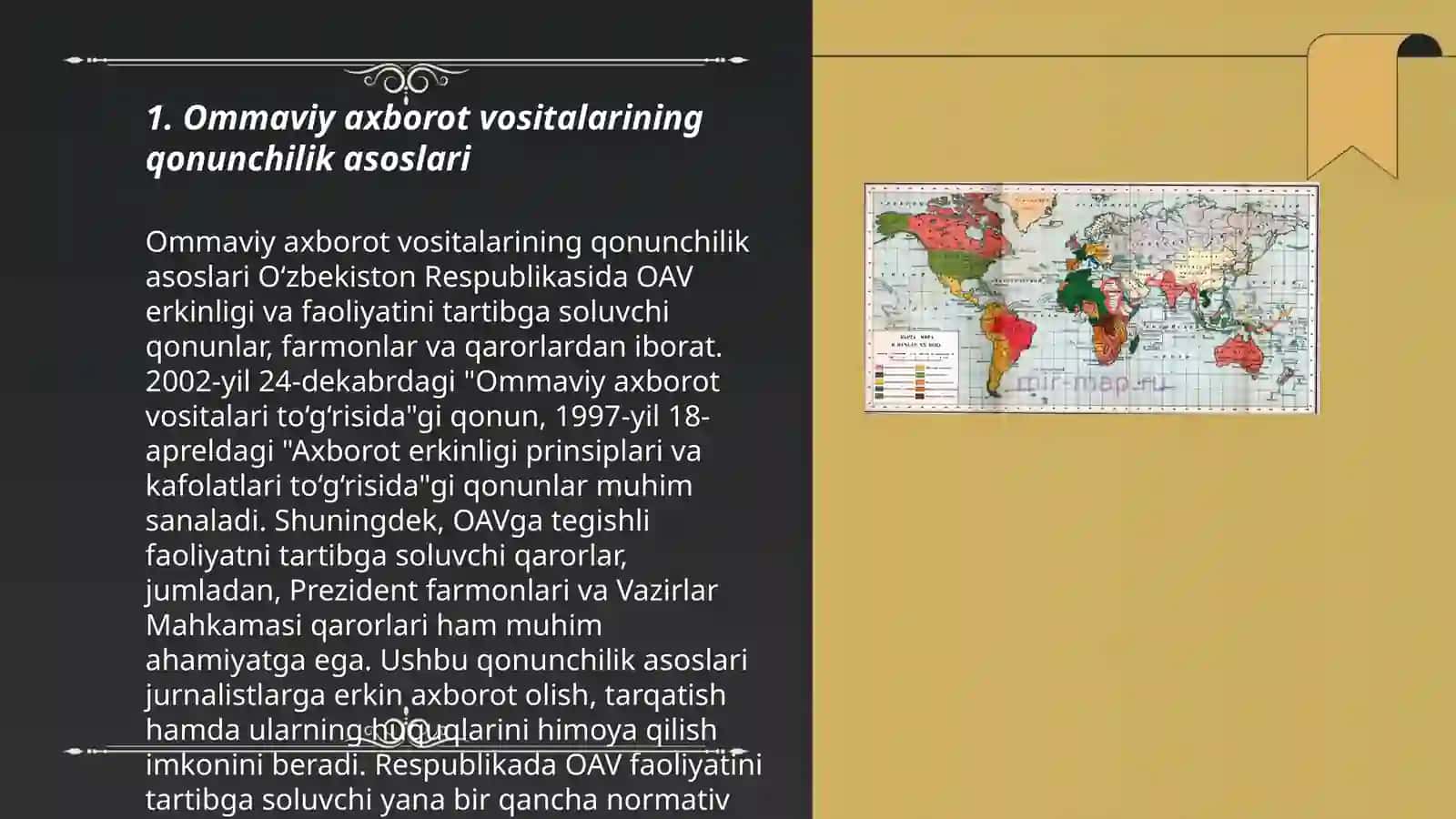 Ommaviy axborot vositalarining faoliyati 3