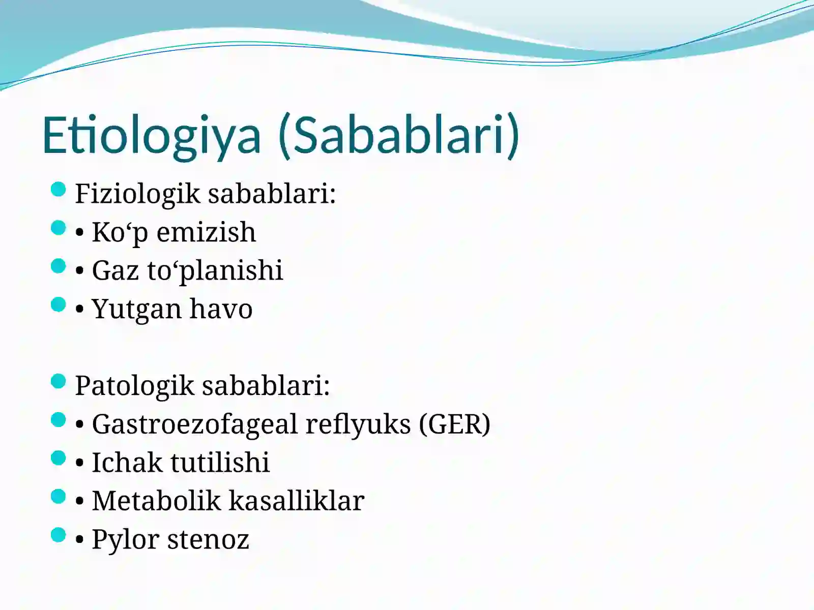 Chaqaloqlarda Qusish Sindromi 3