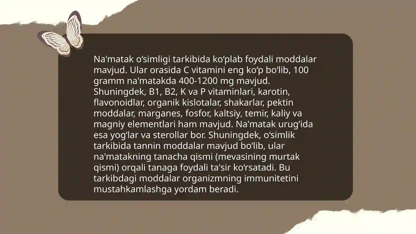 Na‘matak o‘simlik tarkibidagi biologik faol moddalarining tahlili va ularni ajratib olish usullari 3