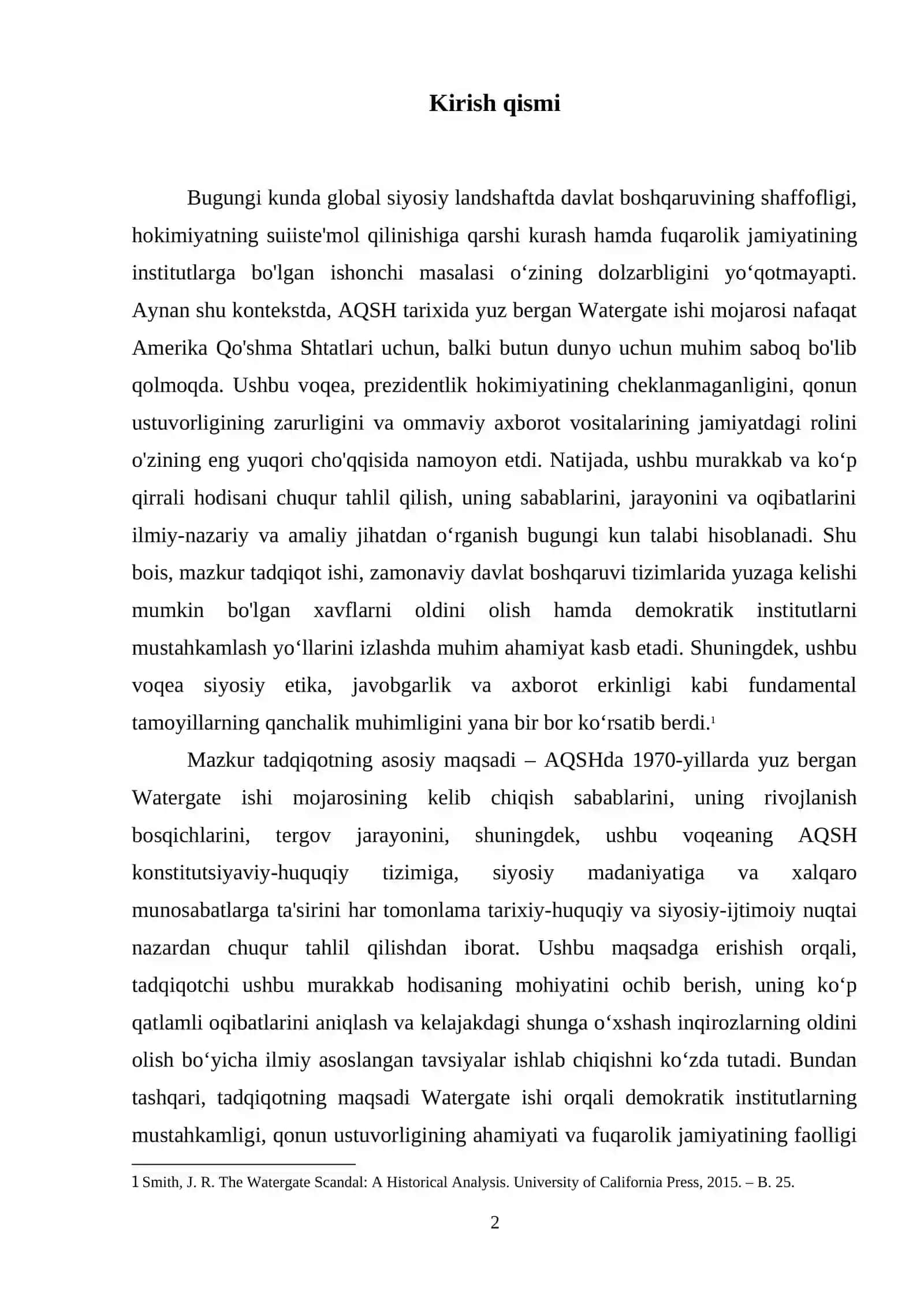 AQSHda Watergeyt ishi mojarosi 3
