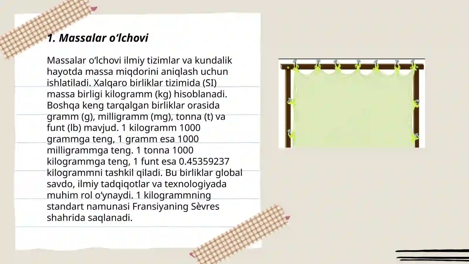 Boʻlaklari sanalmaydigan birliklar 3