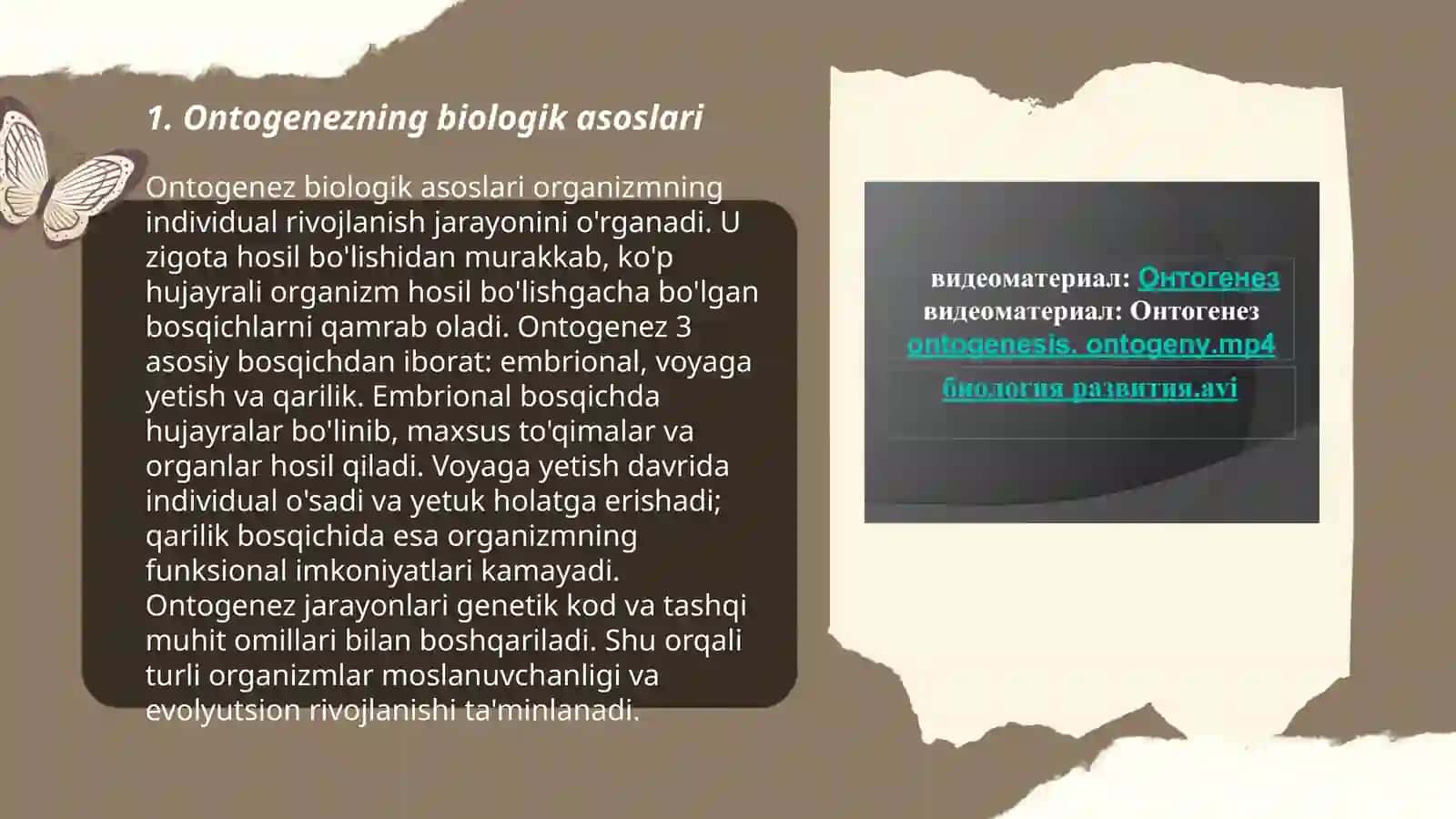 Individual rivojlanish-ontogenez 3