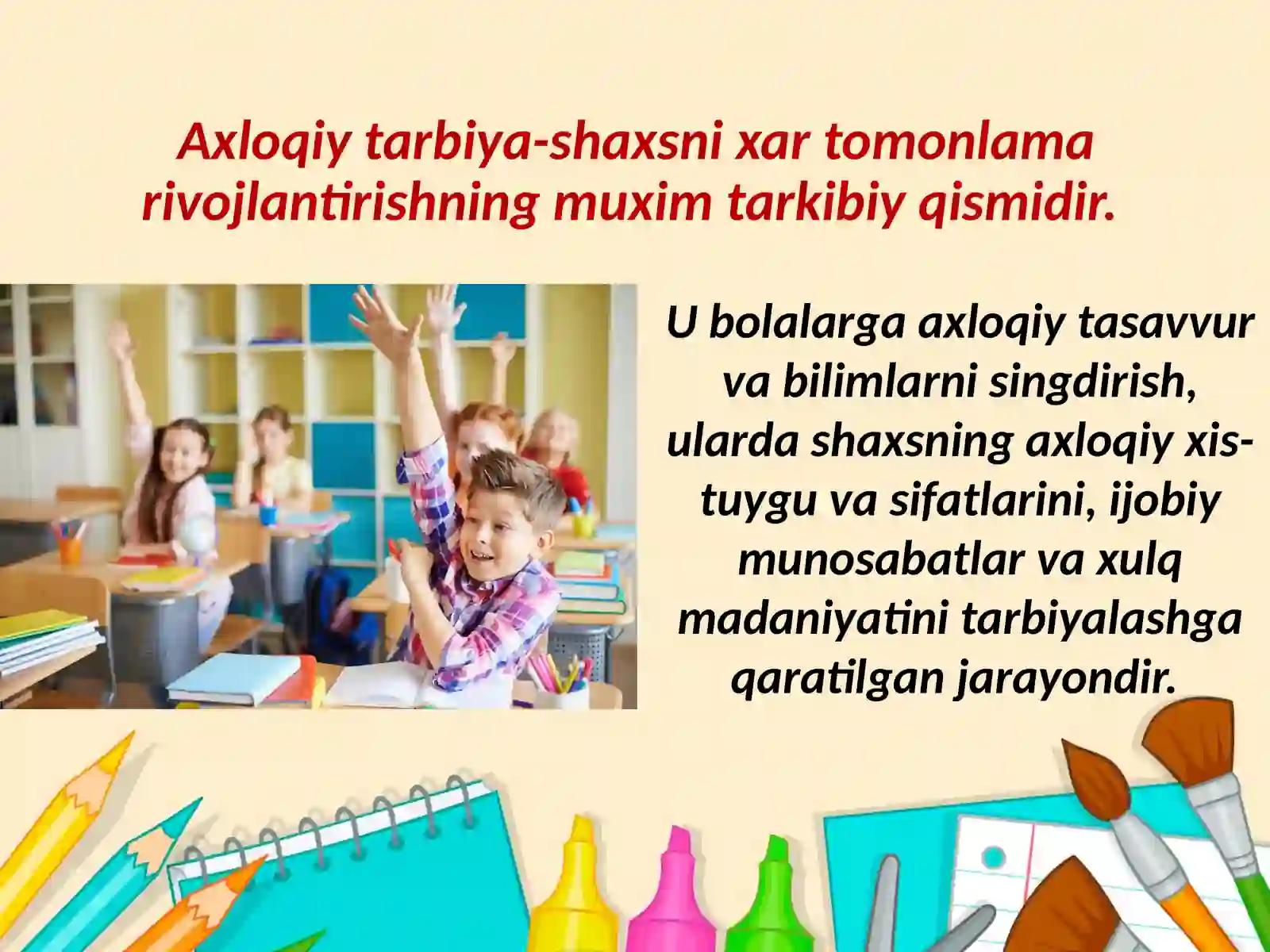 MAKTABGACHA TARBIYA YOSHIDAGI BOLALARDA AXLOQIYTARBIYAASOSIDA MADANIY XULQ-ATVORNI SHAKLLANTIRISH 3