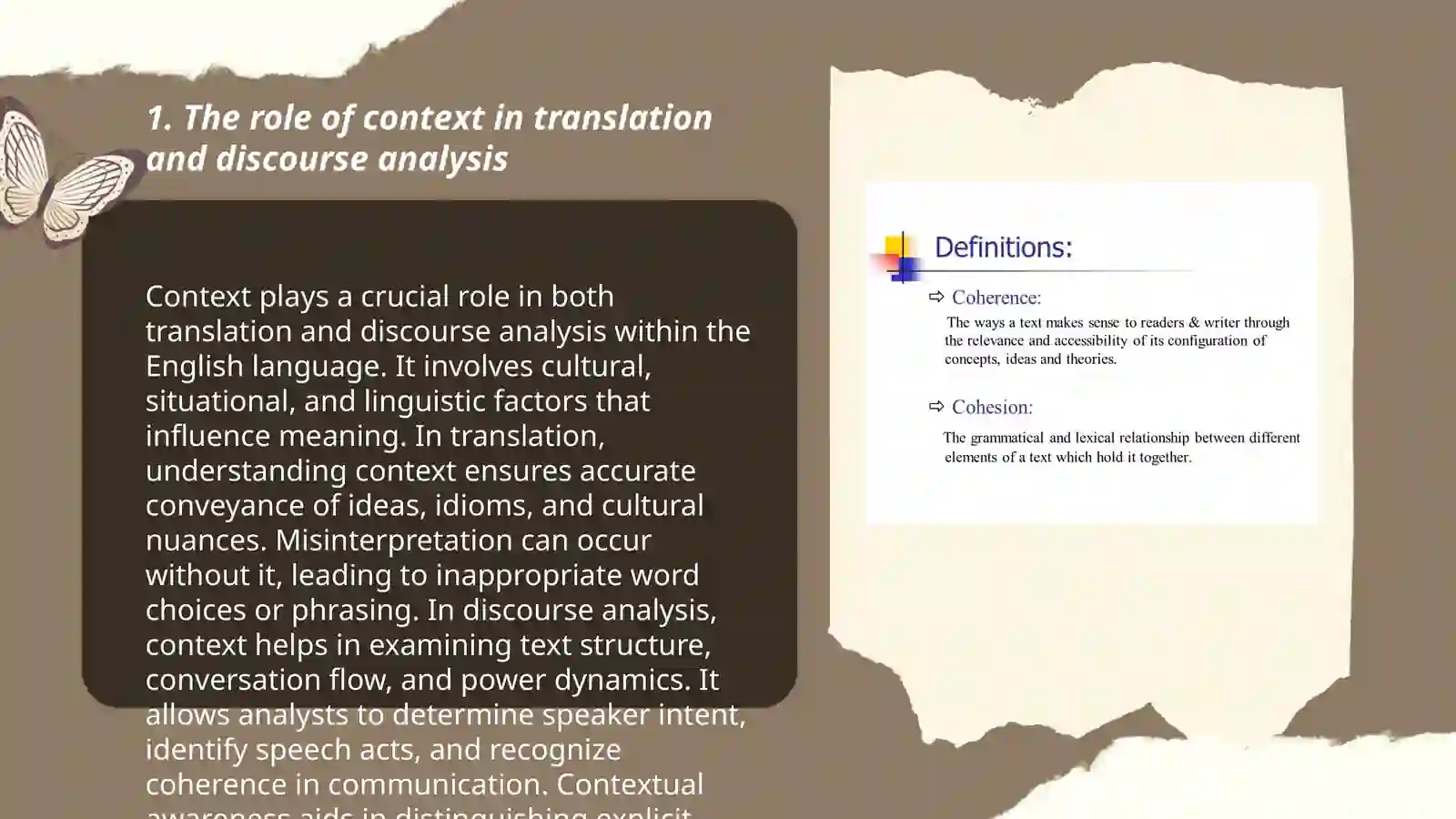 Translation and discourse analysis 3