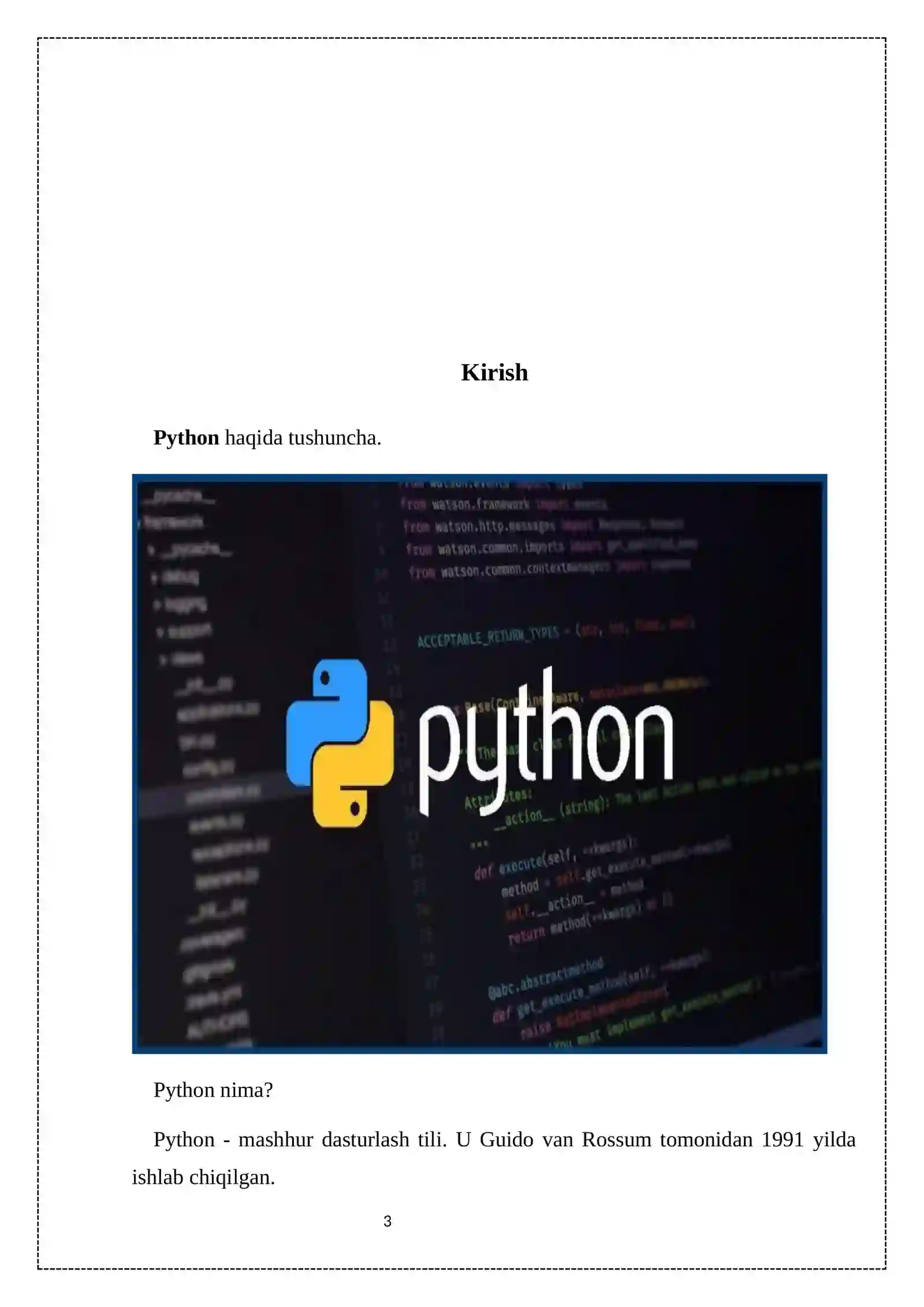 Python dasturlash tilida foydalanuvchi grafik interfeysi bilan ishlash 3