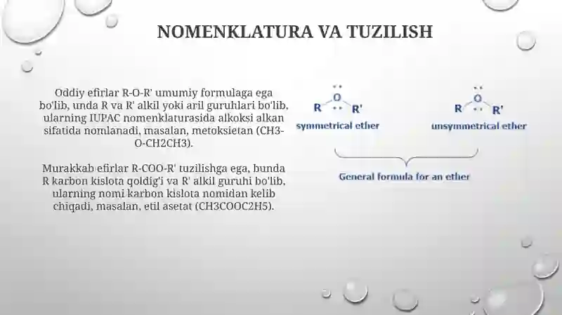Oddiy va murakkab efirlar 3