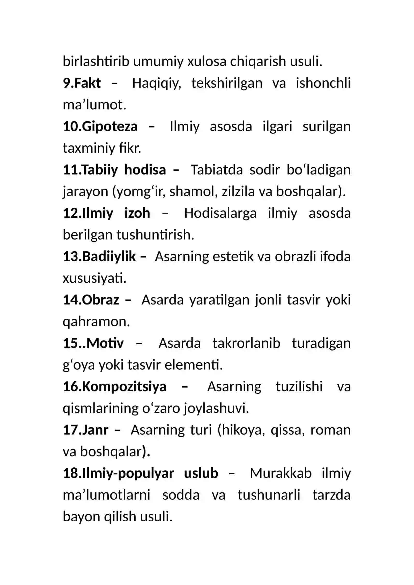 Tabiatga oid oʻzbek hamda jahon yozuvchilarining ilmiy hikoyalarini toʻplash,oʻrganish va tahlil qilish 3