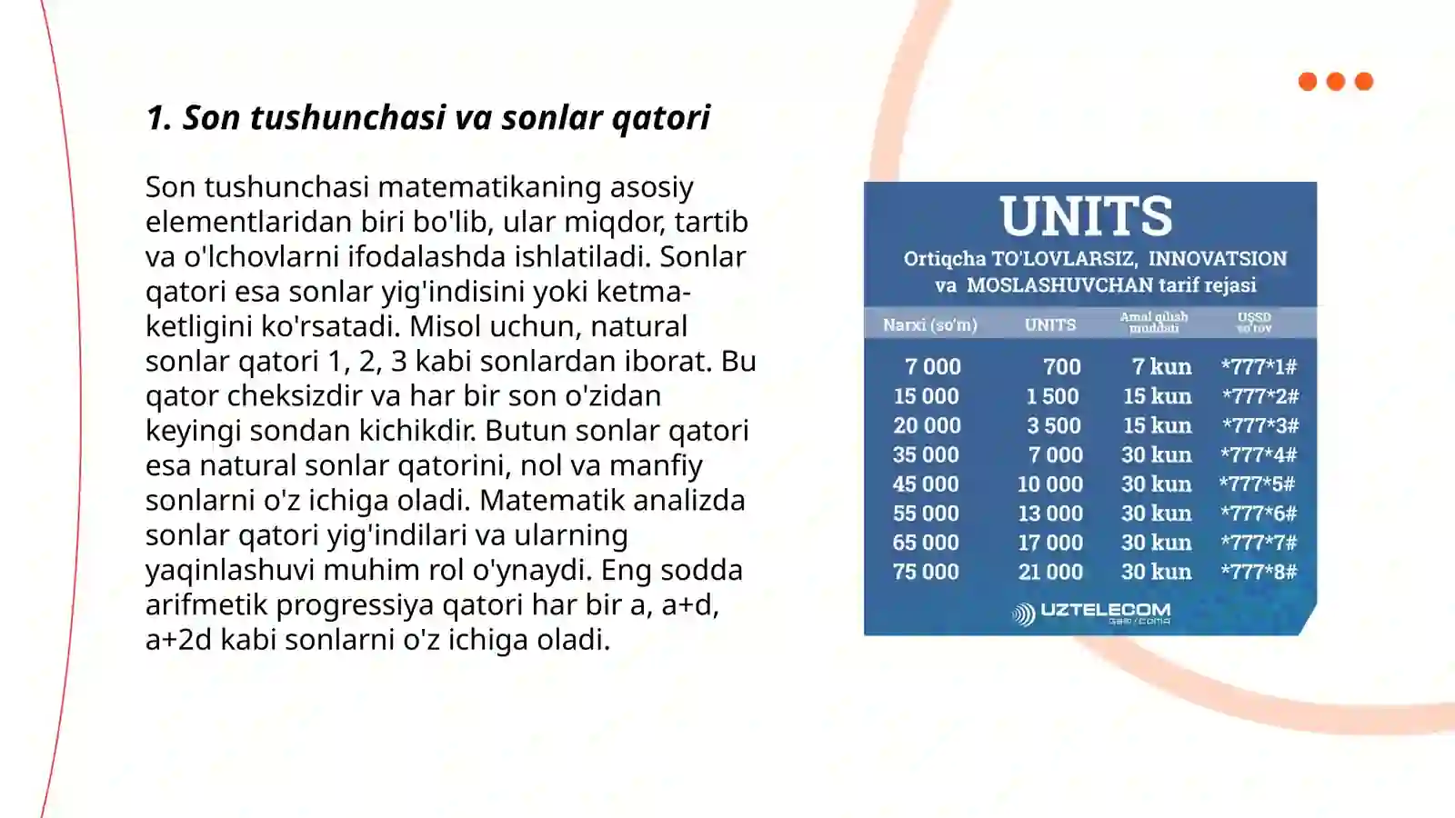 Alohida talimga ehtiyoji bo'lgan bolalar uchun ixtisoslashtirilgan aqliy rivojlanishida nuqsoni bo'lgan bolalar uchun maktab va maktab-internatlar uchun matematika fanidan o'quv dasturi 3