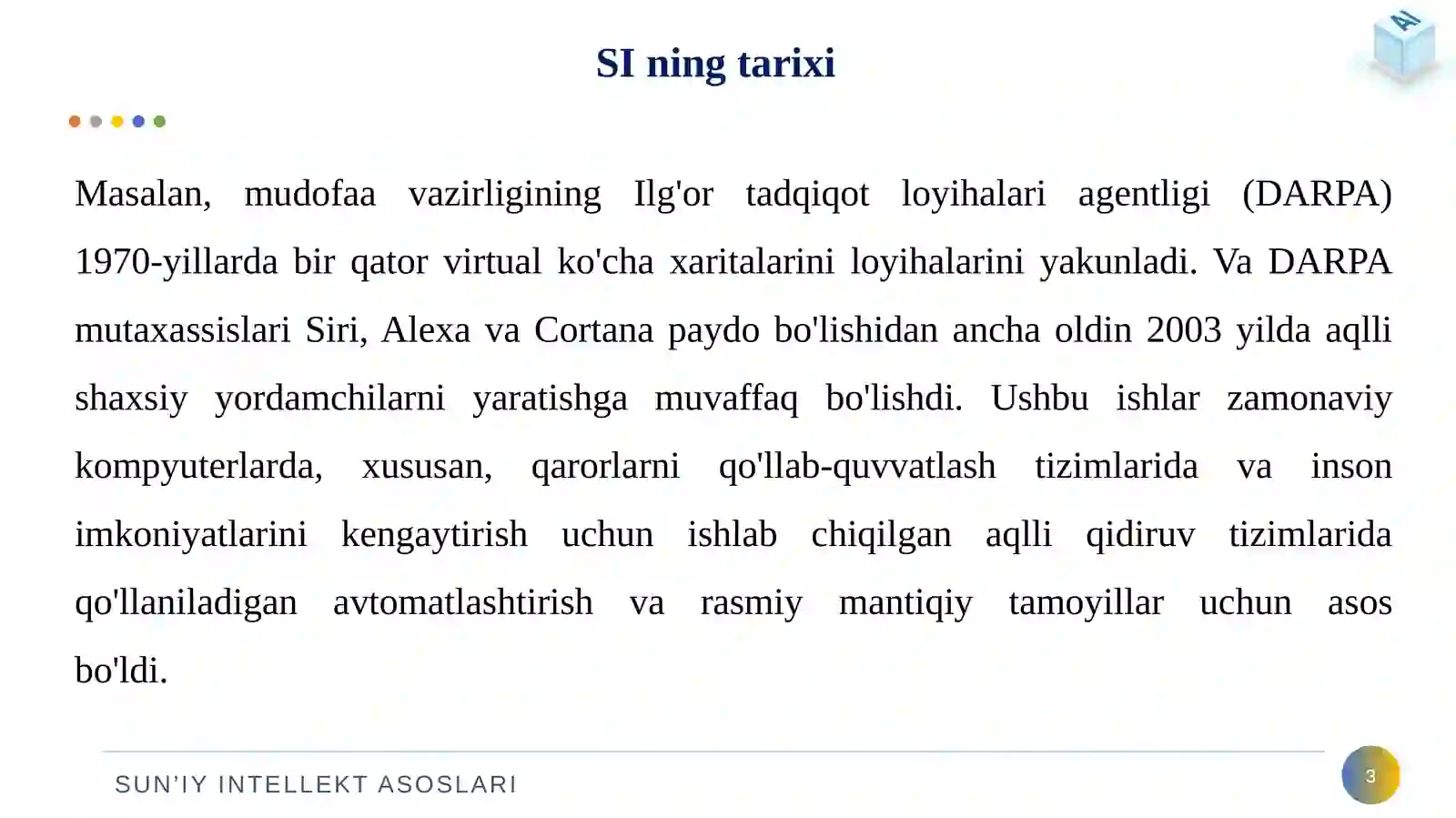 Sun'iy intellekt 3