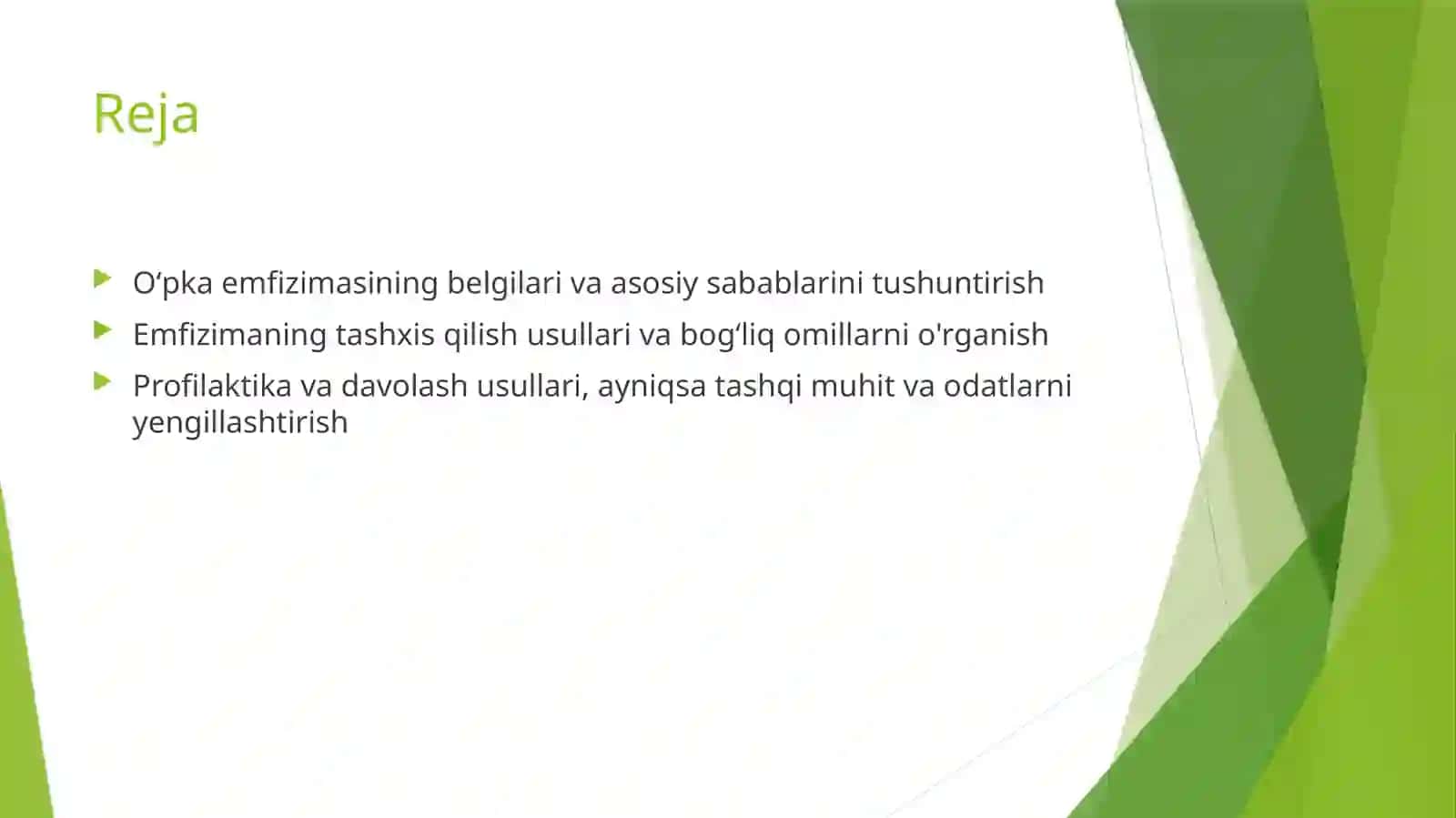 Oʻpka emfizimasi 3