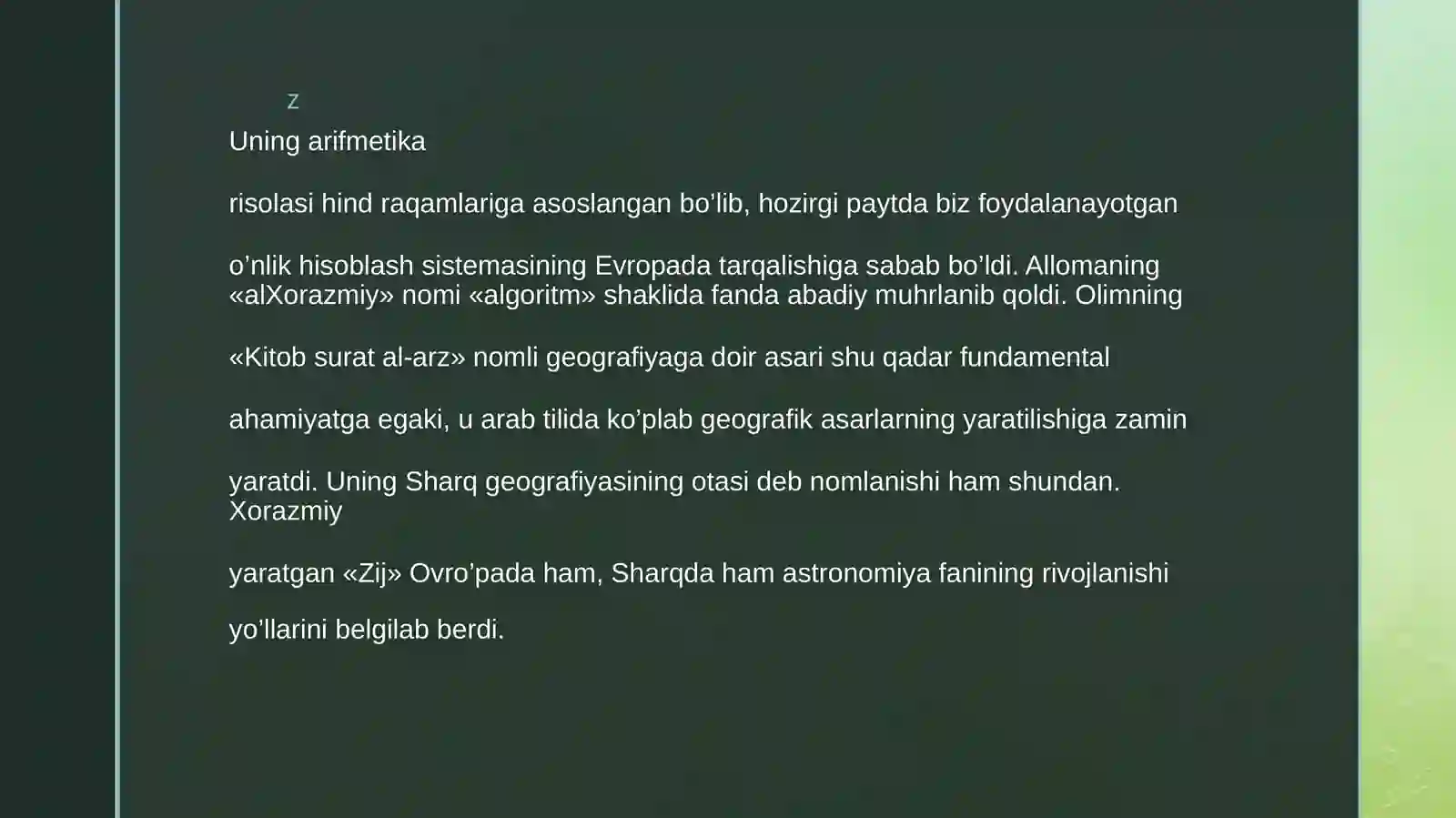 O'zbekistonning eng yangi tarixi fanidan 3