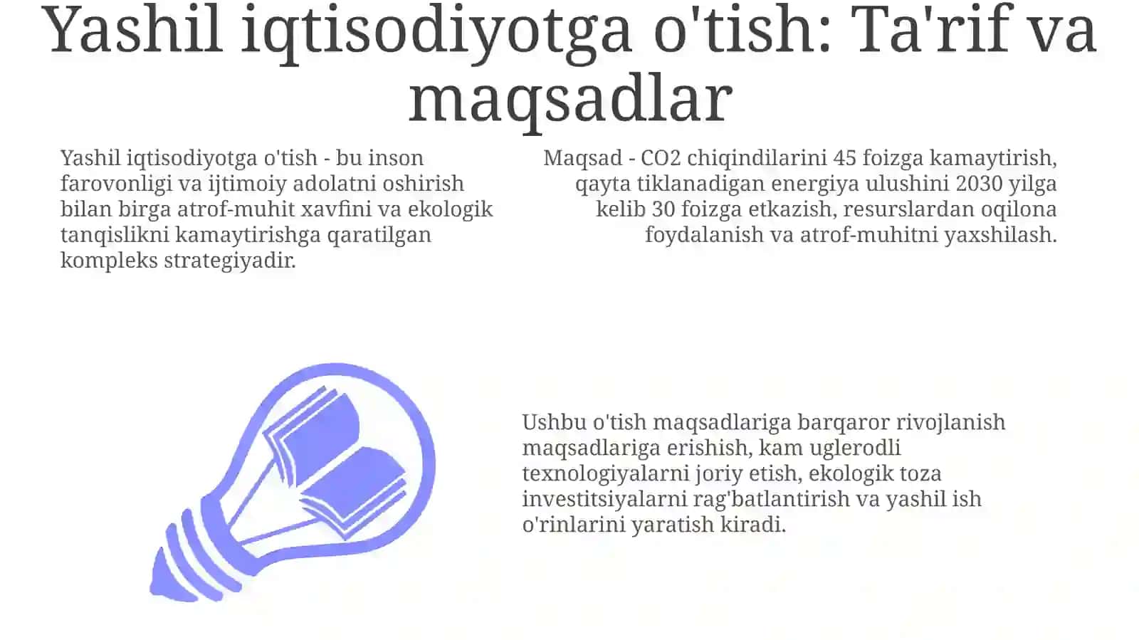 Yashil iqtisodiyotga oʻtish sitrategyasi 3