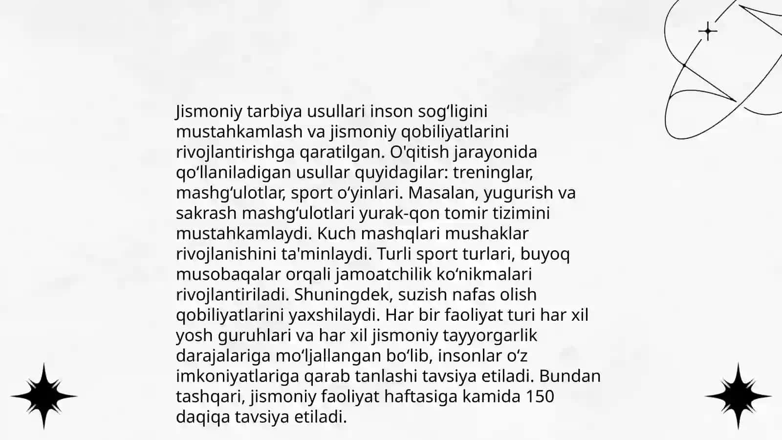Jismoniy tarbiya va sport tarbiya vositalari 3