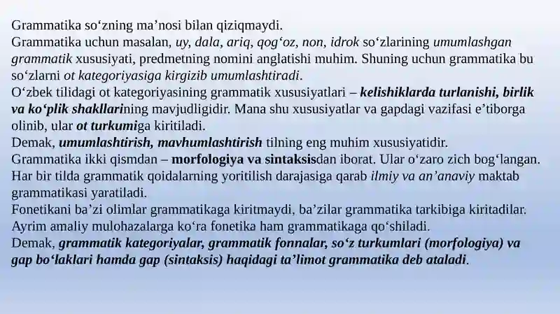 Grammatika 3