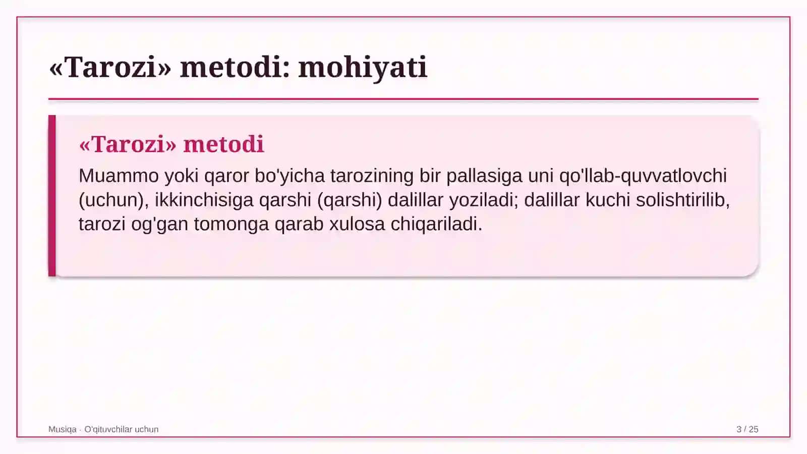 musiqa darslarida tarozi metodidan foydalanish 9426 3