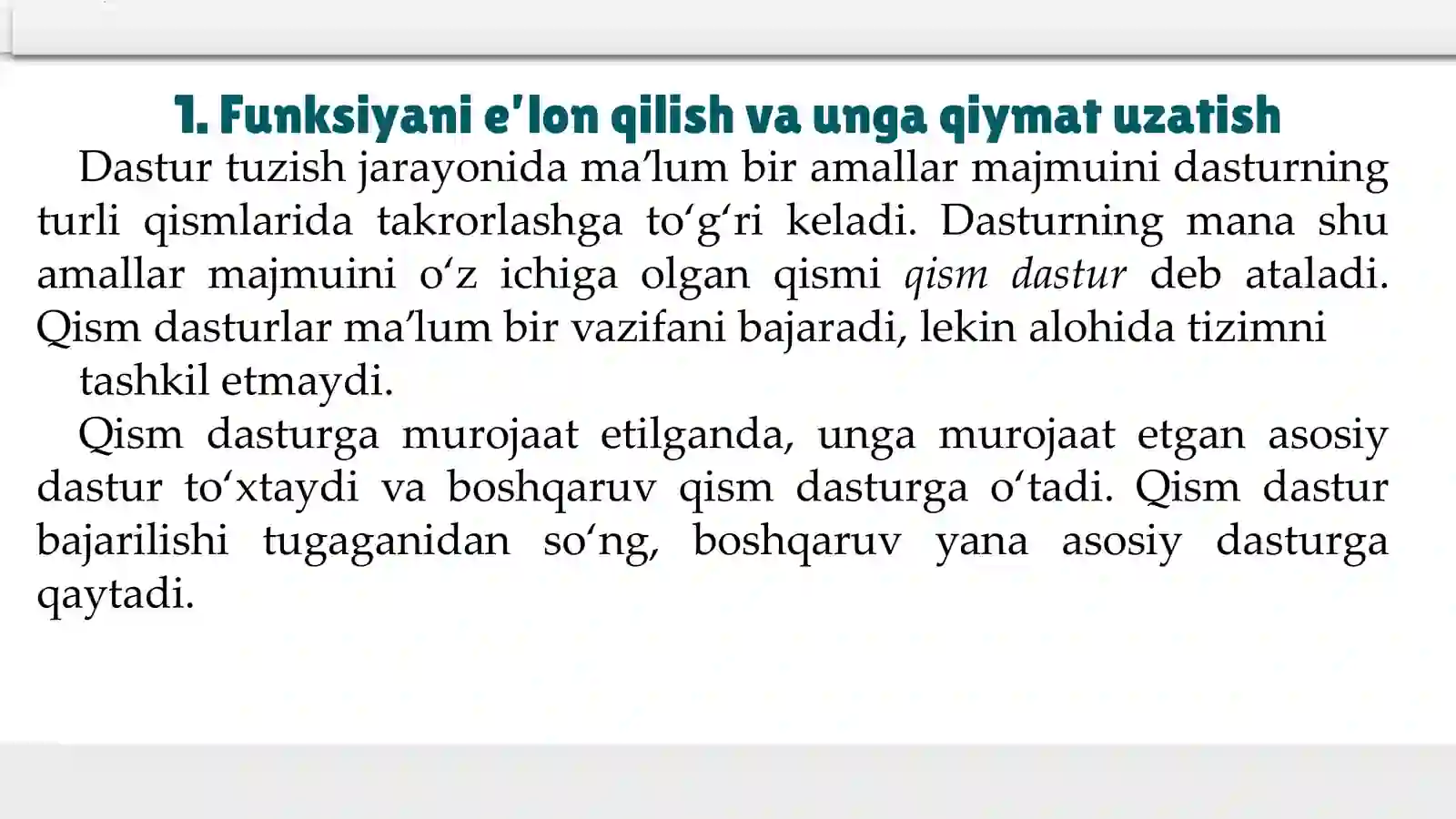 Pythonda funksiyalar 3