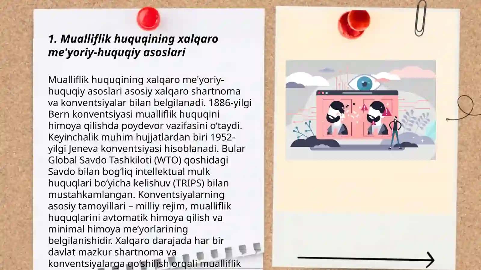 Mualliflik huquqini tartibga soluvchi xalqaro hujjatlar 3
