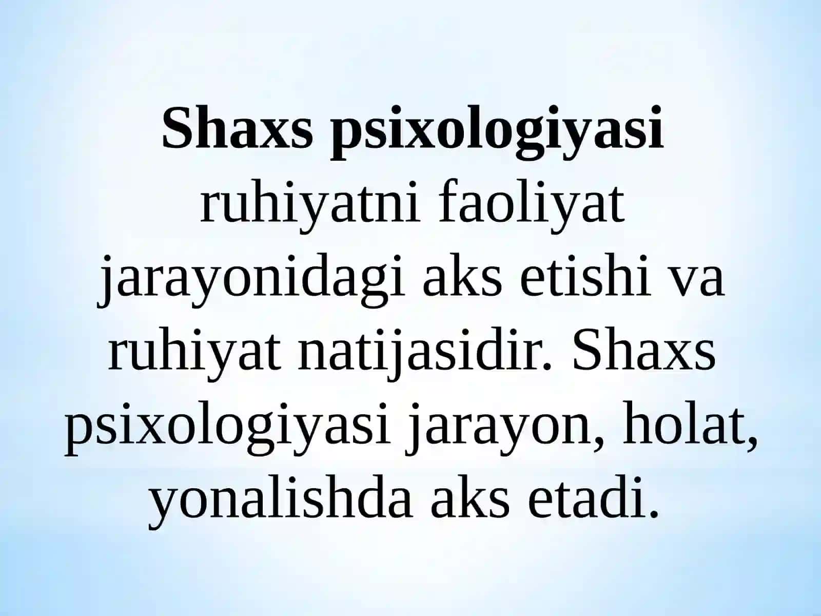 Shaxs psixologiyasi va kasbiy shakllanish 3