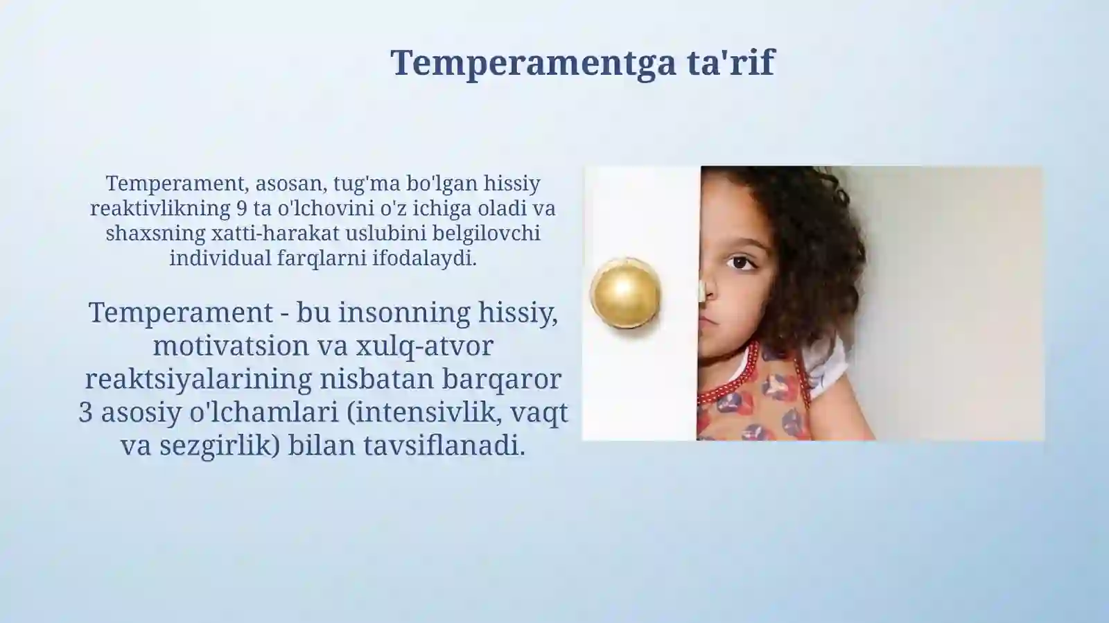 Temperament 3