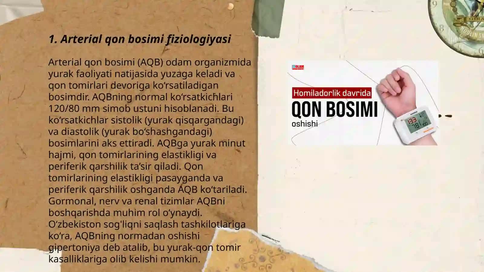 Arterial qon bosimi fiziologiyasi 3