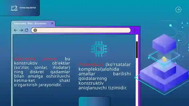 ALGORITMLAR VA ULARNING TURLARI 3