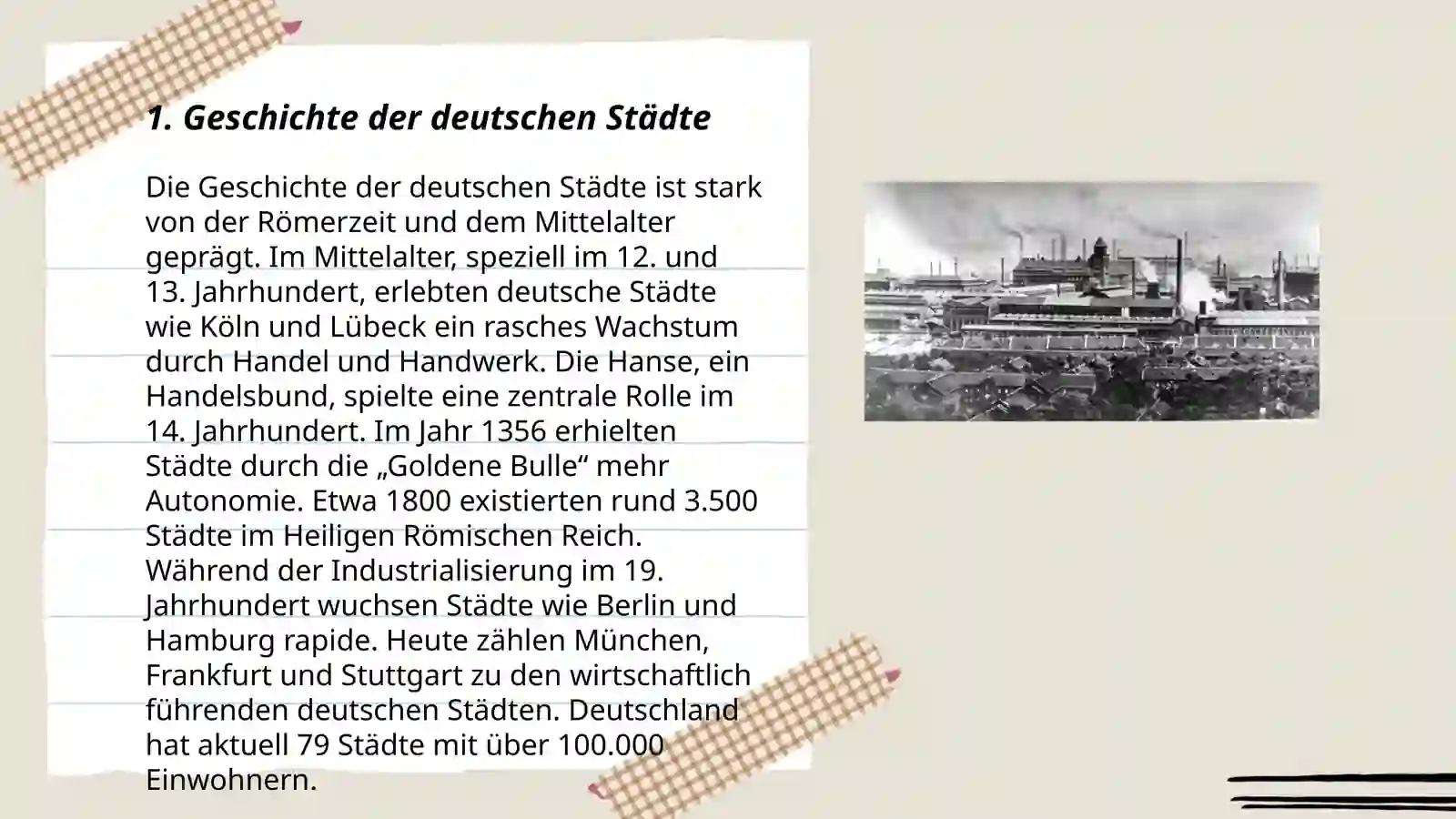 Die Geschichte der deutschen Städte 3