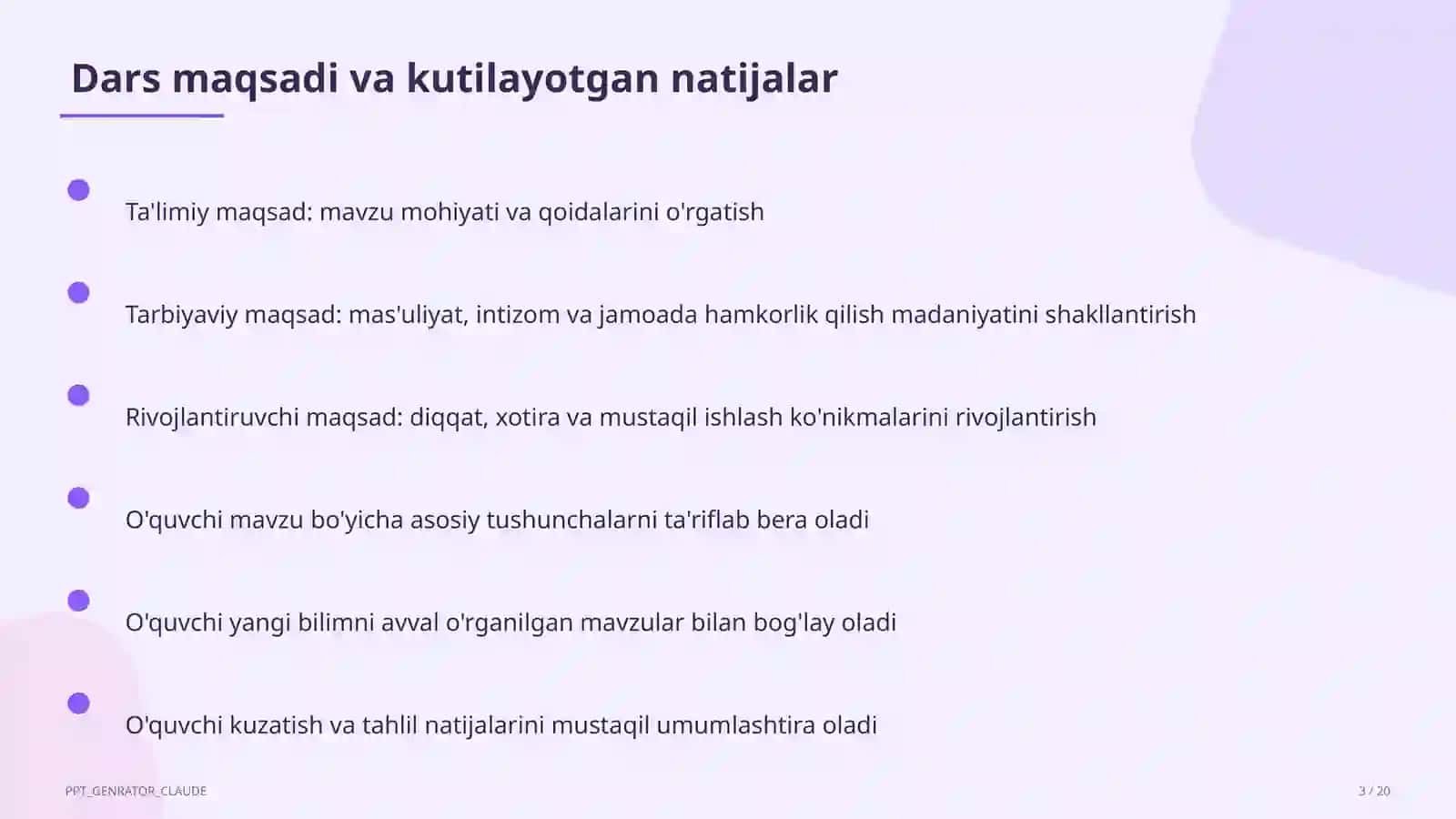 PISA tadqiqoti va matematik savodxonlik 3